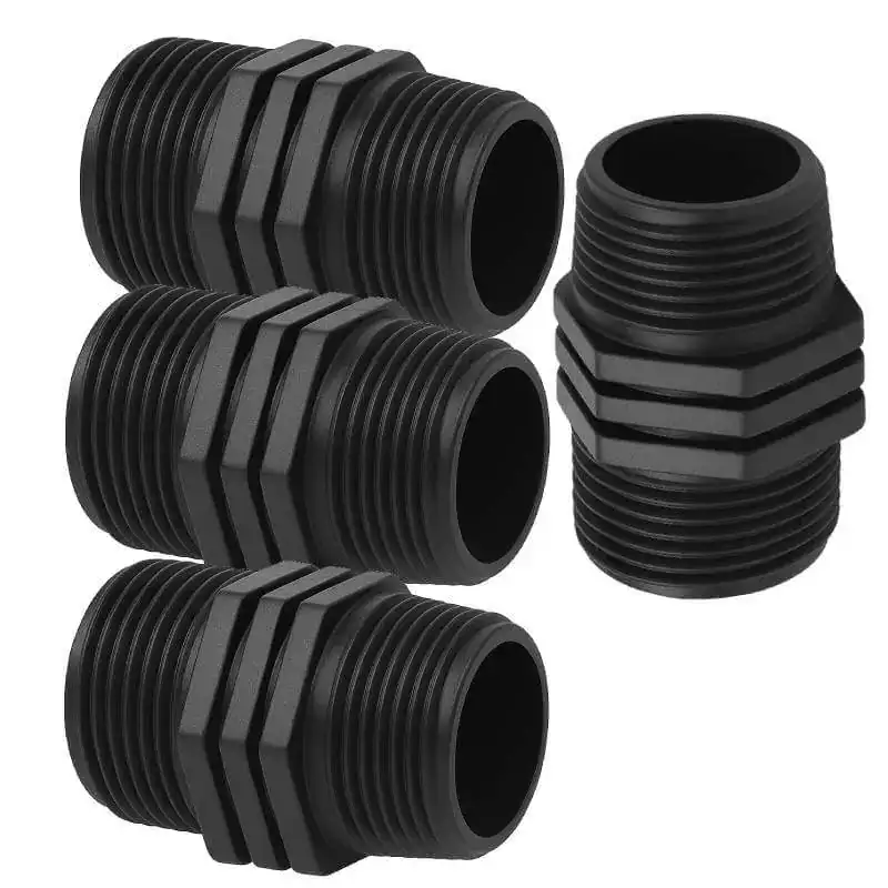 4-mamelons-26-34-1P-PVC - Boutique Diproclean Gaine de raccordement en plastique noir, pièce d'assainissement pour plomberie, résistante et durable.