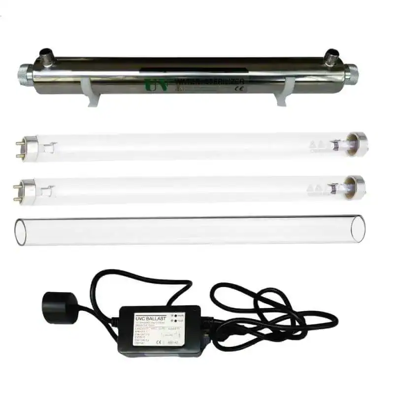 UV-6GPM-1521-eau-potable - Boutique Diproclean Filtre UV pour lampe UV-C de désinfection, kit de stérilisation UV, accessoires pour stérilisation, équipements de désinfection professionnels, Boutique Diproclean.