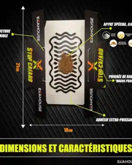 caracteristiques-glu-blattes - Boutique Diproclean épaisseur 21cm Plateau de nettoyage absorbant avec structure flexible et accessoires pour nettoyage professionnel.