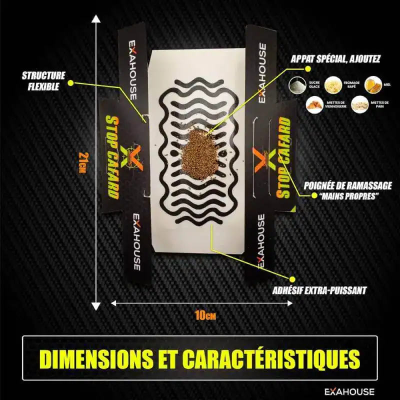 caracteristiques-glu-blattes - Boutique Diproclean épaisseur 21cm Plateau de nettoyage absorbant avec structure flexible et accessoires pour nettoyage professionnel.