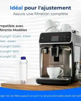Filtre café automatique professionnel, machine à café expresso avec options de réglage et filtration complète pour un café parfait.
