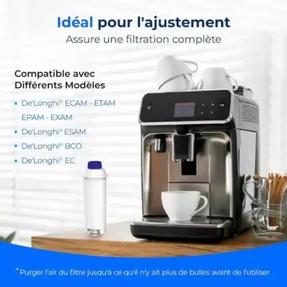 Filtre café automatique professionnel, machine à café expresso avec options de réglage et filtration complète pour un café parfait.