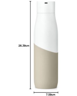 dimensions-gourde-blanc - Boutique Diproclean Système de purification d'air compact, design moderne et efficace pour une meilleure qualité de l'air intérieur.