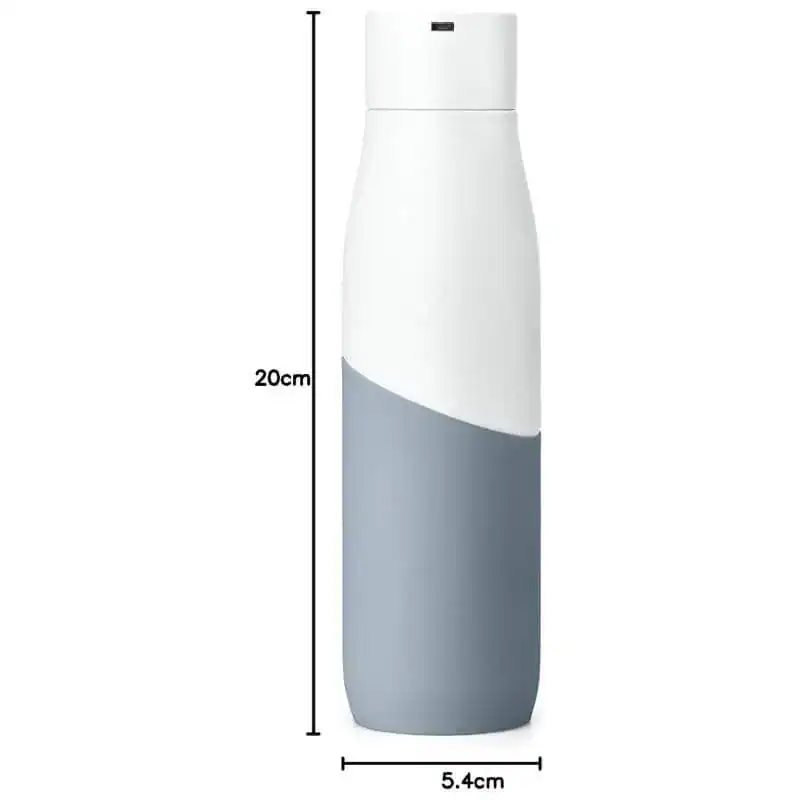 dimensions-gourde-bleue - Boutique Diproclean Diproclean-boutique-nettoyeur-automatique-compact, appareil de nettoyage portable pour la maison et le bureau, design moderne et léger, haute efficacité pour une propreté optimale.