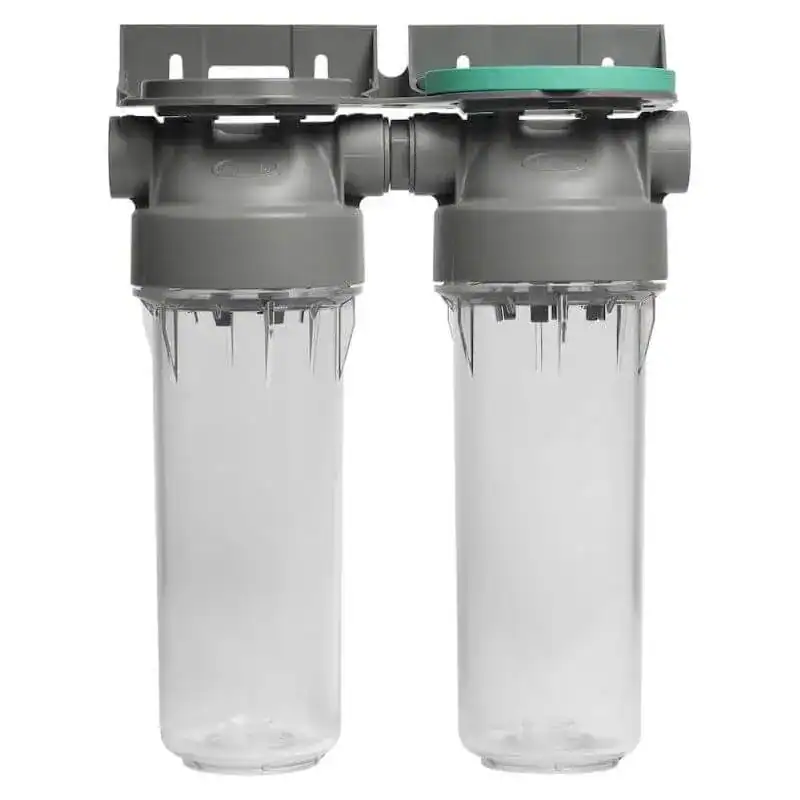 Filtre à eau double fluide. - Boutique Diproclean Filtre à eau pour alimentation propre, purification efficace, installation simple, filtration durable, hygiène optimale, appareil professionnel, filtre pour cuve d'eau, nettoyage facile, pièce détachée protégé.