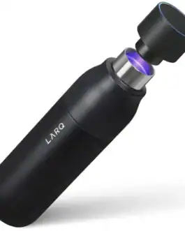 Bouteille d'ozoneur portable LARQ pour nettoyage et désinfection efficaces, idéal pour la maison ou le bureau, avec technologie UV-C, élimine bactéries et virus, friendly environnement.