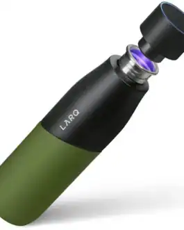 Purificateur d'air portable LARQ, compact et élégant avec filtration UV-C, idéal pour la maison ou le bureau, technologie avancée pour un air pur et sain, boutique Diproclean, accessoires de nettoyage.