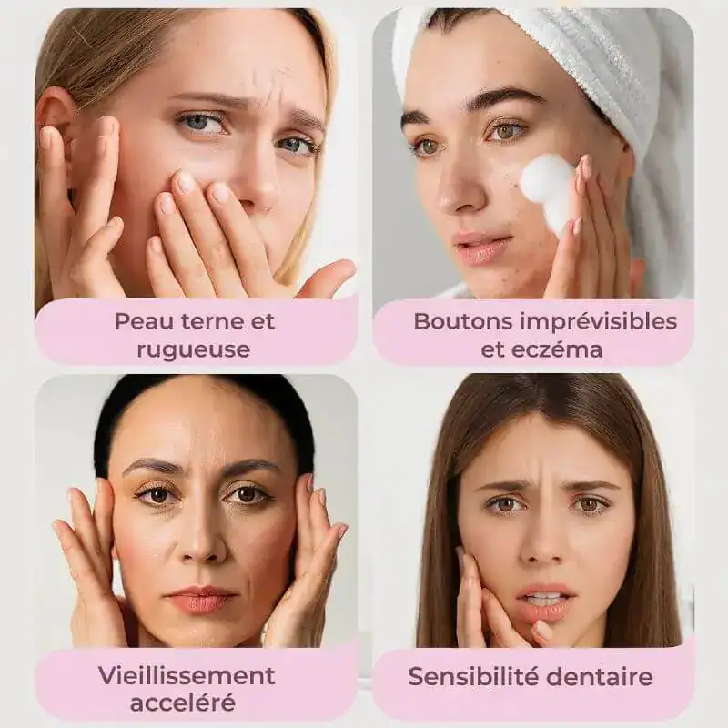 Peau sensible et rougeur. - Boutique Diproclean Boutons imprévisibles et eczéma.