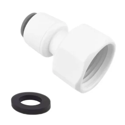 Raccord femelle 15/21 pour tube de frigo de 5/16 et 8 mm.