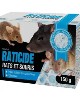 Alt : Gel raticide efficace pour rats et souris, application facile, élimine rapidement les nuisibles, emballage de 150 g, idéal pour l’intérieur et l’extérieur.