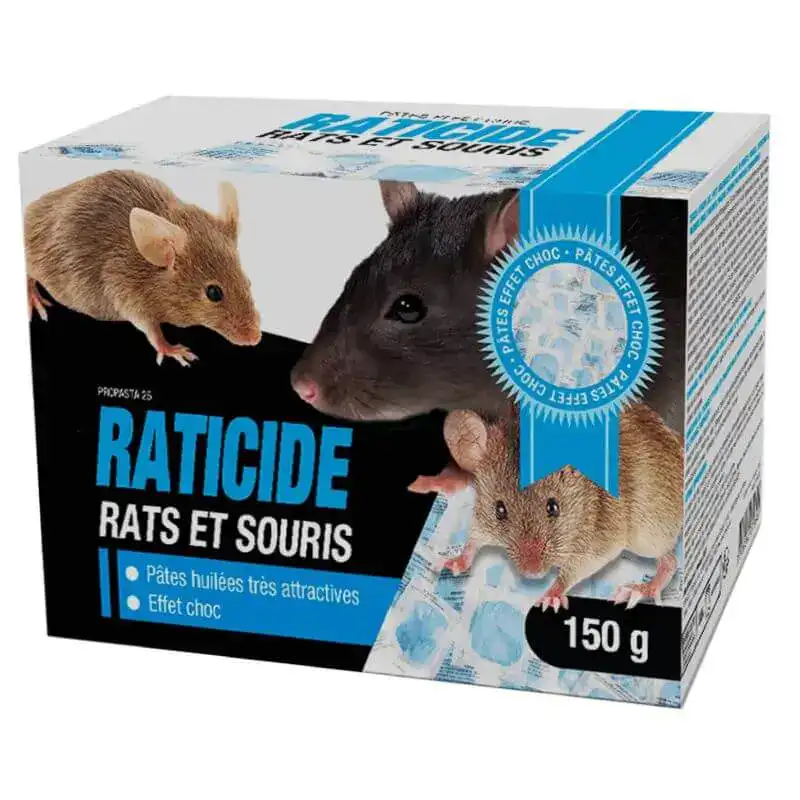 Raticide. - Boutique Diproclean Alt : Gel raticide efficace pour rats et souris, application facile, élimine rapidement les nuisibles, emballage de 150 g, idéal pour l’intérieur et l’extérieur.