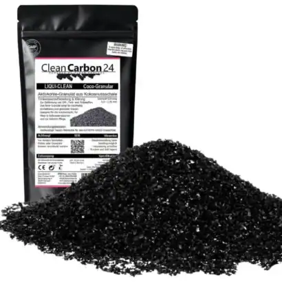 Charbon actif granulés de coquilles de noix de coco pour filtration et purification.