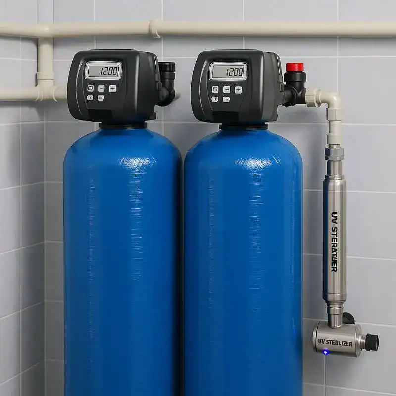 Filtre à eau et système de traitement d'eau pour la désinfection, haute performance, adapté aux exigences industrielles et commerciales.