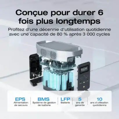 Durée longue durée. - Boutique Diproclean Une batterie de haute capacité pour une utilisation prolongée.