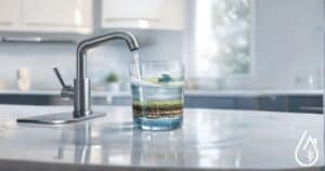 Filtration d'eau propre et saine dans une cuisine moderne.