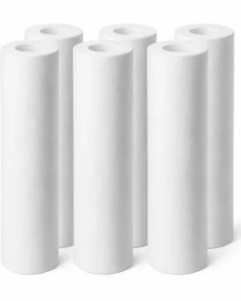 6 filtres polypro spun 9 3/4 pouces de 1 à 50 microns.