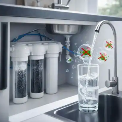 Purificateur d'eau domestique. - Boutique Diproclean Filtre eau pour maison sans bactéries et virus.