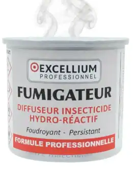 Diffuseur insecticide hydro-réactif pour désinsectisation.