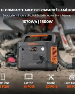 Compacte Puissance. - Boutique Diproclean Puissant générateur portable 1070Wh, 1500W, idéal pour activités extérieures, camping et secours. Facile à transporter, supporte plusieurs appareils simultanément.