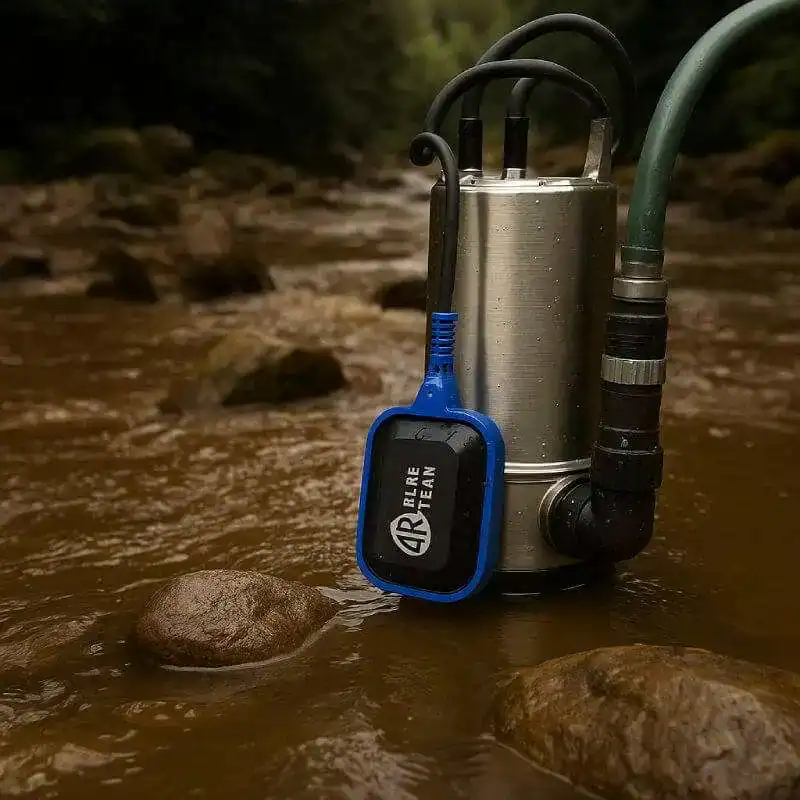 Pompe à eau submersible pour nettoyage industriel, idéal pour eaux usées et débris. Parfaite pour travaux extérieurs, eaux Troubles, nettoyage de surfaces ou site d’intervention.