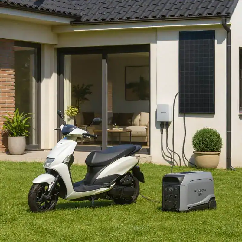 Solaire résidentielle. - Boutique Diproclean Système solaire pour maison avec scooter électrique.