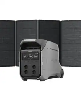 Panneau solaire portable avec générateur pour autonomie énergétique. Idéal pour camping, extérieur, voyage. Énergie renouvelable, écologique, pratique pour toute activité en plein air.