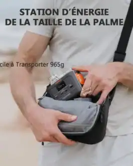 batterie avec port USB de poche pour excursion et voyage.