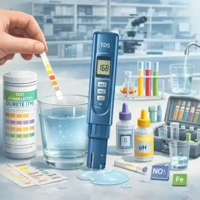 Testeur pH laboratoire, analyse liquidechlore, fer, eau potable, précision, sécurité, filière scientifique, contrôle qualité, équipements professionnels, laboratoire scientifique, analyse de qualité de l'eau. - Boutique Diproclean Testeur pH fiable pour laboratoire.