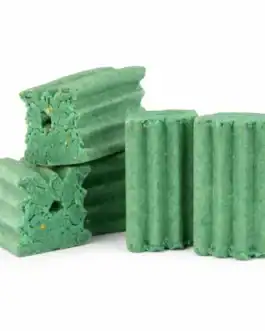 Bloc antiparasitaire pour rats et souris, formulation Diféthialone 25 PPM, idéal pour contrôle intérieur et extérieur, boîte de 300 g.