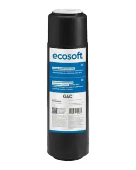 Cartouche charbon actif pour purificateur d'eau Ecosoft.