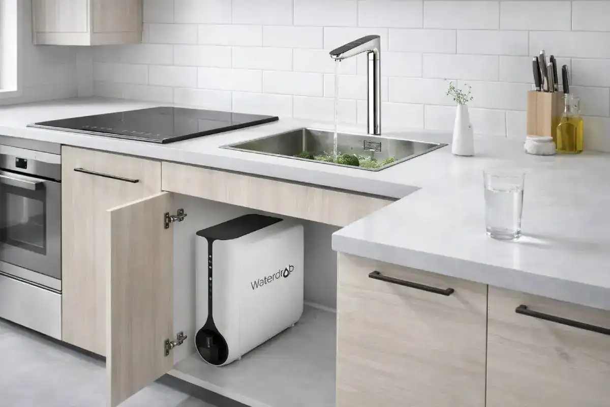Utilisation du système Waterdrop dans une cuisine