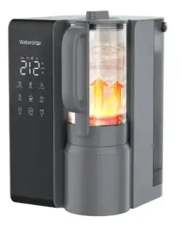 Distributeur d'eau osmosée chaude ou froide avec bouilloire sur comptoir de 75 GPD.