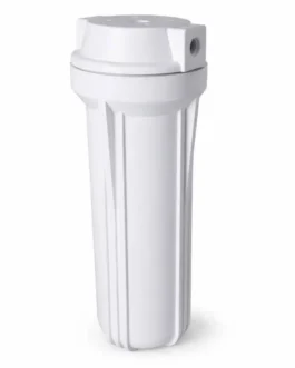 Purificateur blanc 10 pouces pour osmoseur avec entrée 1/4 pouce.