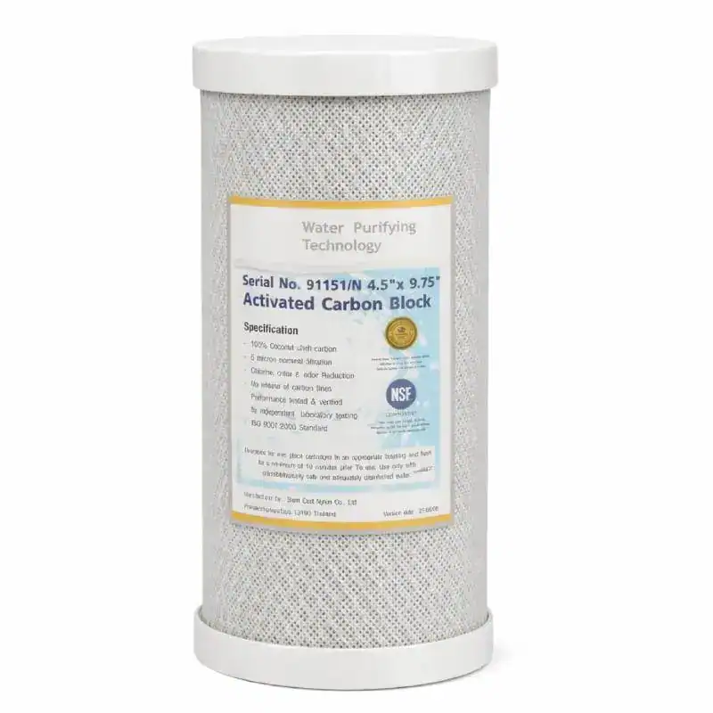 Diproclean Cartouche charbon actif 5µ Big Blue 10" - Boutique Diproclean Filtre à charbon actif Big Blue 10 pouces pour purification d'eau, élimine odeurs et contaminants, idéal pour systèmes de filtration industriels et domestiques.