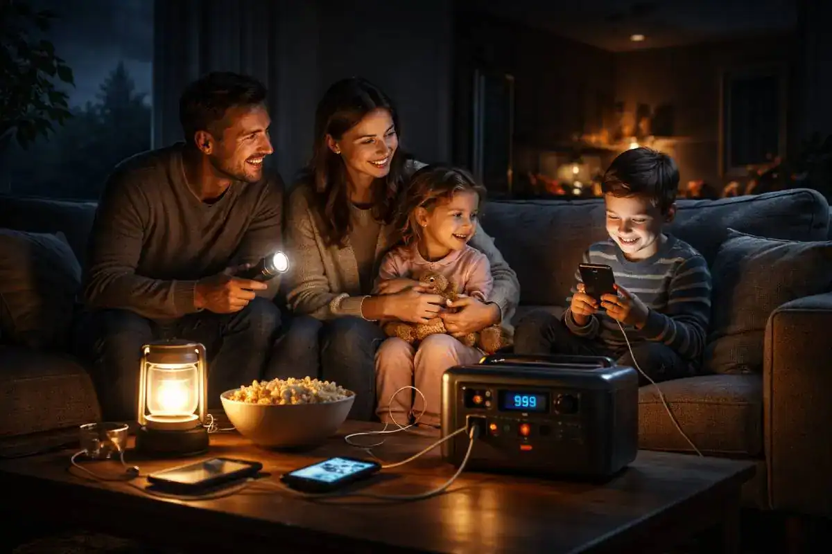 Station &eacute;lectrique pour secours maison en cas de coupure