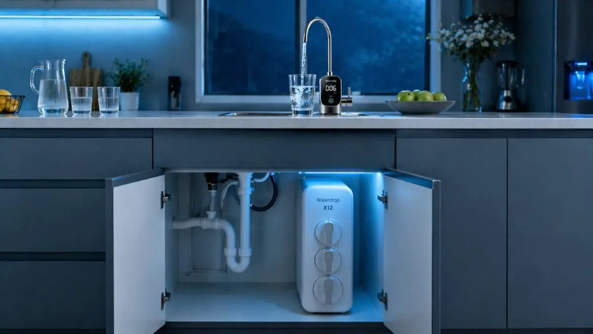 Robinet intelligent Waterdrop avec affichage numérique du TDS