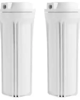 Filtre à eau blanc 10 pouces pour osmoseur, purification efficace, compatible avec systèmes de filtration d'eau domestiques.