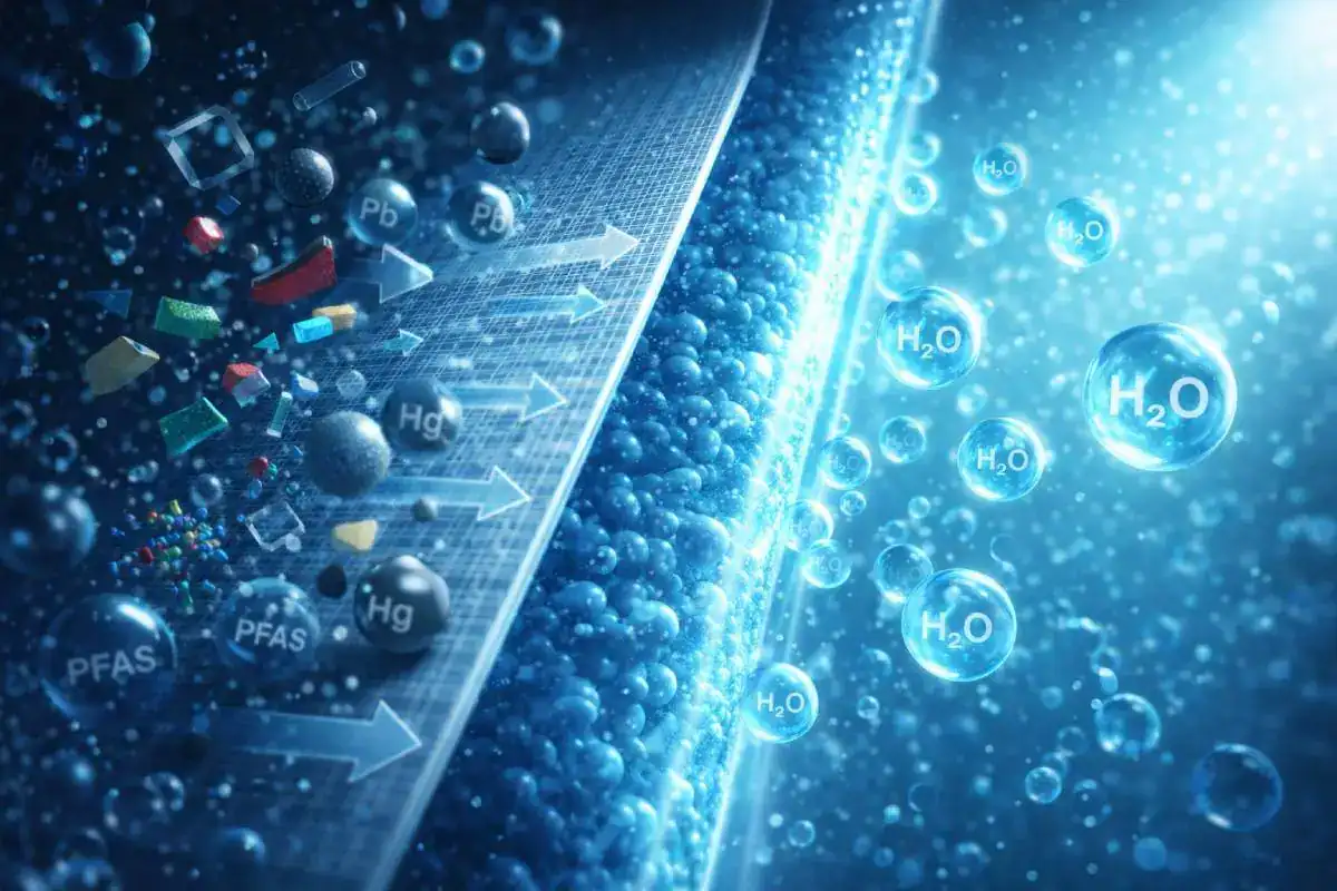 Membrane osmose inverse filtration mol&eacute;culaire