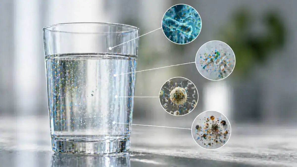 Contaminants invisibles dans l&rsquo;eau de pluie avant filtration