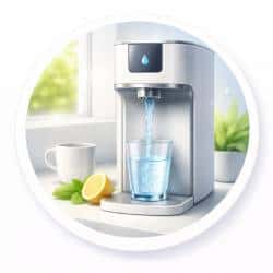 Machines avec filtres à eau