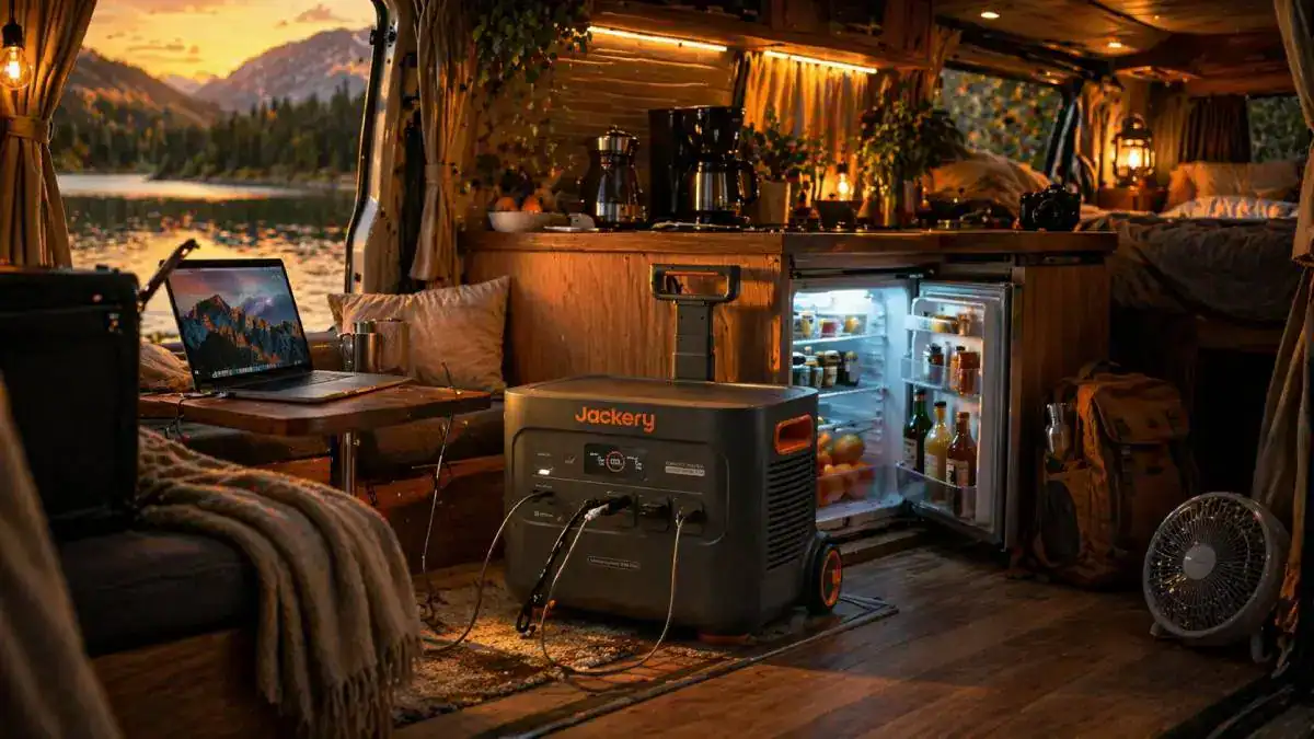 Station &eacute;lectrique utilis&eacute;e en autonomie compl&egrave;te