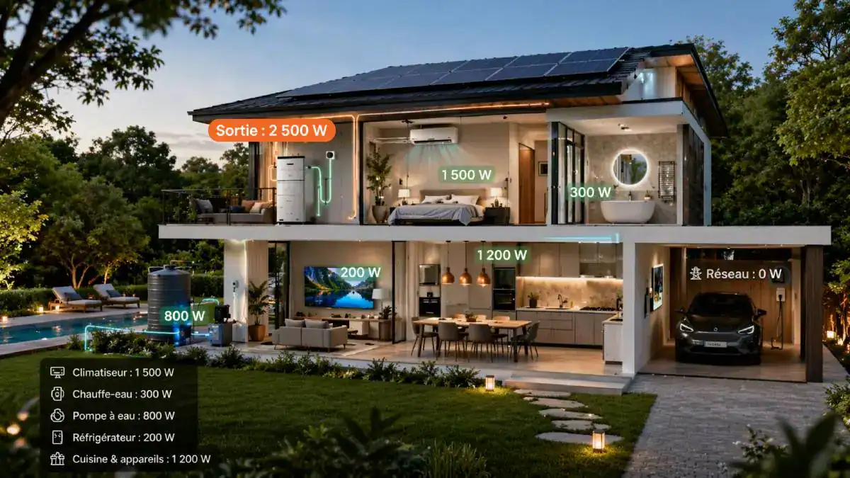 Vue trois quarts du Jackery SolarVault 3 Pro Max batterie solaire maison