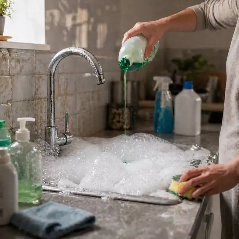 Produits ménagers et entretien augmentés à cause du calcaire