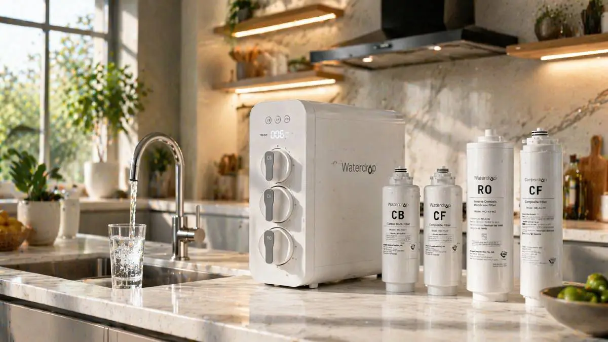 Remplacement filtre osmoseur Waterdrop
