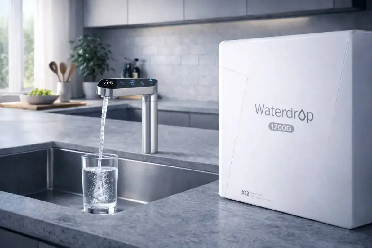 Osmoseur Waterdrop X12 sous &eacute;vier avec robinet intelligent