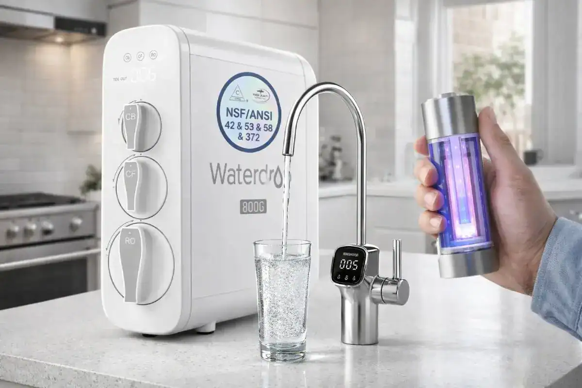 Osmoseur Waterdrop G3P800 avec st&eacute;rilisation UV