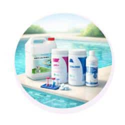 Produits de traitement d'eau piscine