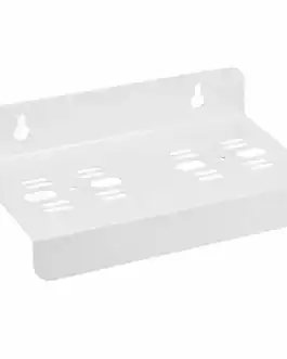Support double en acier pour boîtier de filtre à eau pour osmoseur 10 P, robuste et durable. Idéal pour fixer et organiser les filtres dans un système d'eau domestique ou professionnel.