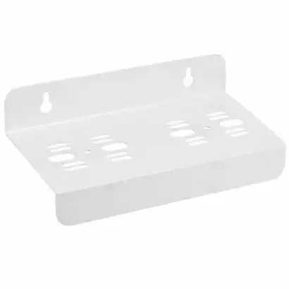 Support double en acier pour bo&icirc;tier de filtre &agrave; eau pour osmoseur 10 P, robuste et durable. Id&eacute;al pour fixer et organiser les filtres dans un syst&egrave;me d'eau domestique ou professionnel.