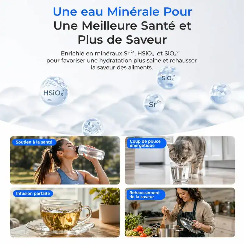 Filtre pour syst&egrave;me d'osmose inverse Waterdrop K19-HG, haute performance, filtration efficace, compatible avec votre syst&egrave;me d'osmose inverse de comptoir.